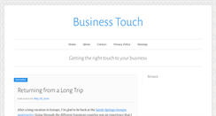 Desktop Screenshot of businesstouch.info